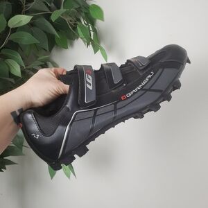 Louis Garneau Ergo Grip Terra Comp Cycling Shoe Black Grey Men's Size 12.5